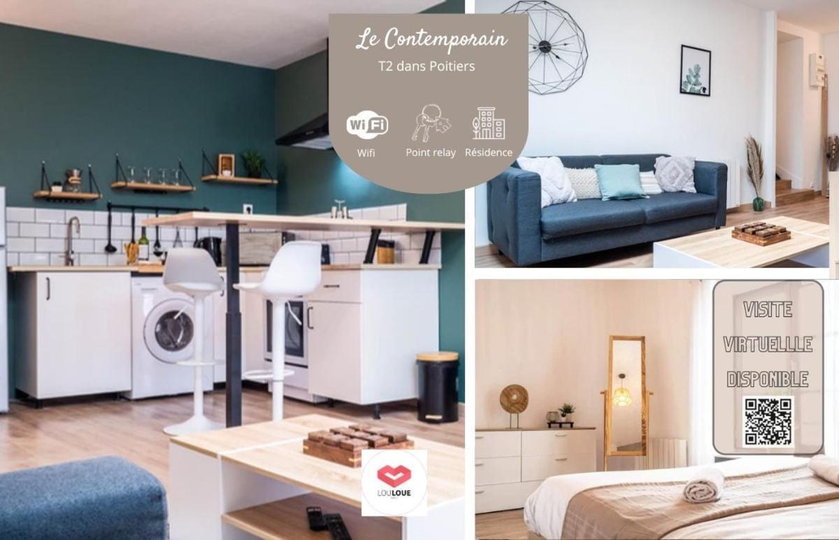 Le Contemporain - Bel Appartement T2 A Poitiers Exteriér fotografie